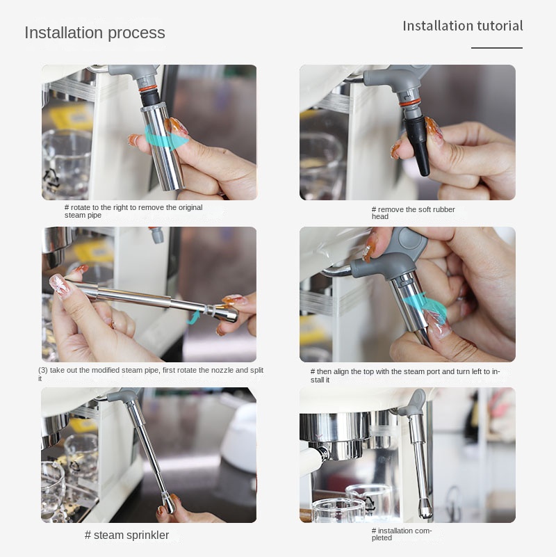 Coffee Machine Steam Nozzle Re - Steam Wand Tip recension och pris