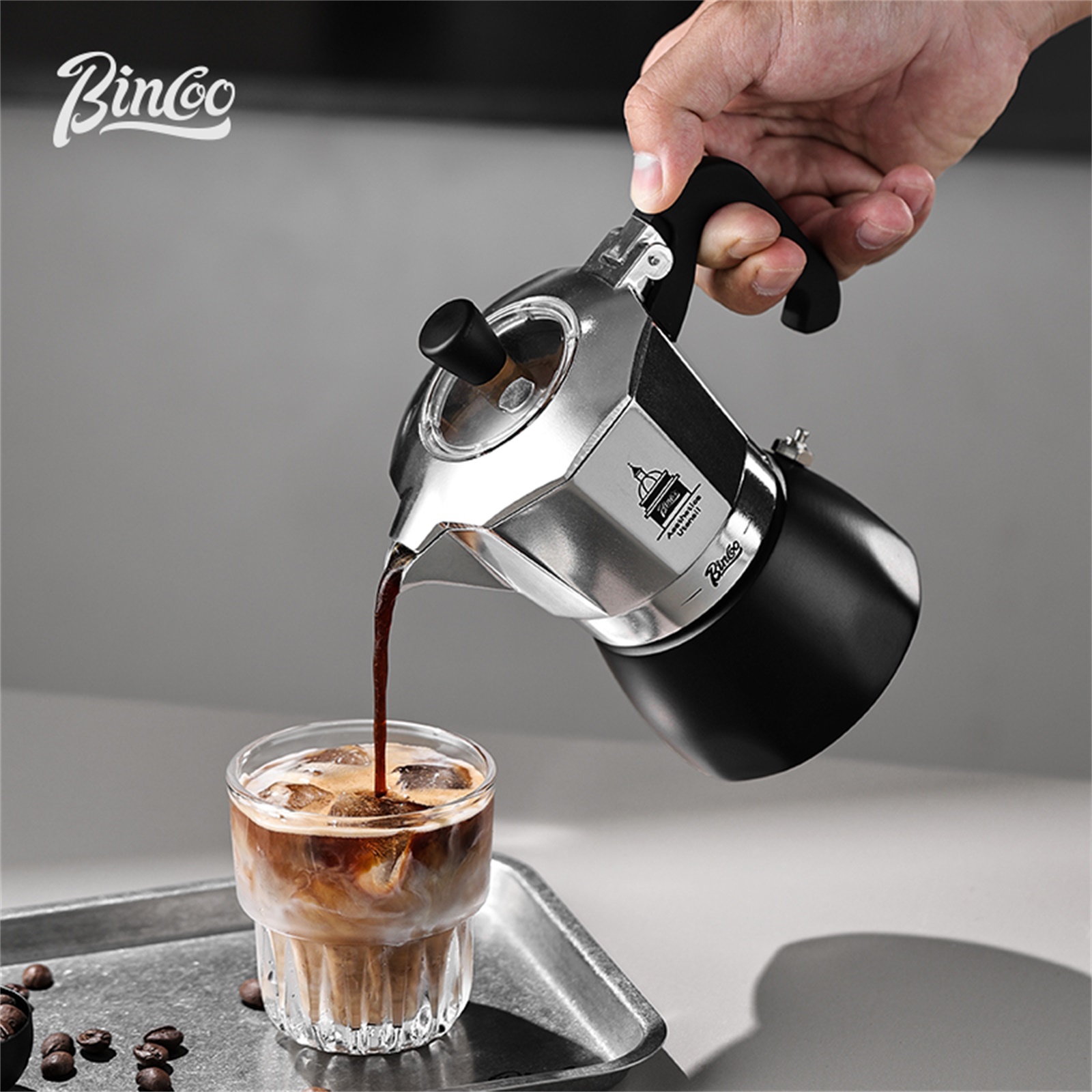 BINCOO Double Valve Moka Pot，E - Coffee Equipment Accessories recension och pris