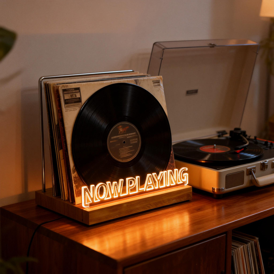 Vinyl Record Holder Stand, Cof - Coffee Equipment Holder recension och pris