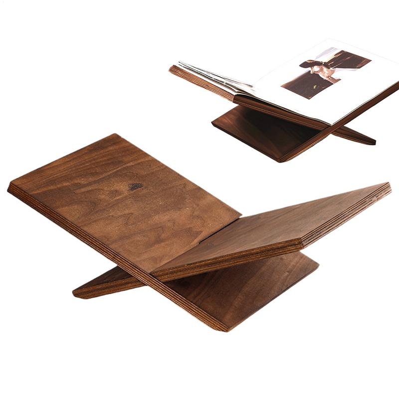 Book Display Stand Wooden Book - Coffee Equipment Holder recension och pris