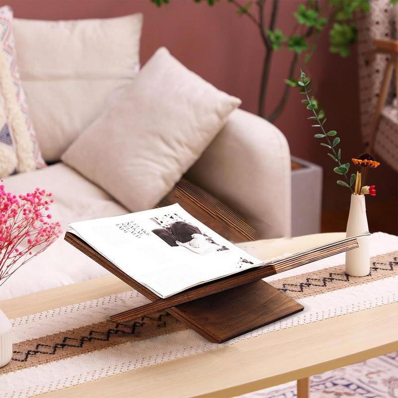 Book Display Stand Wooden Book - Coffee Equipment Holder recension och pris