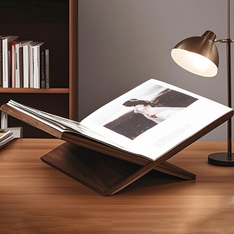 Book Display Stand Wooden Book - Coffee Equipment Holder recension och pris