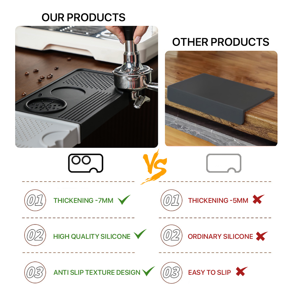 Coffee Tamper Mat Station Stan - Coffee Equipment Holder recension och pris
