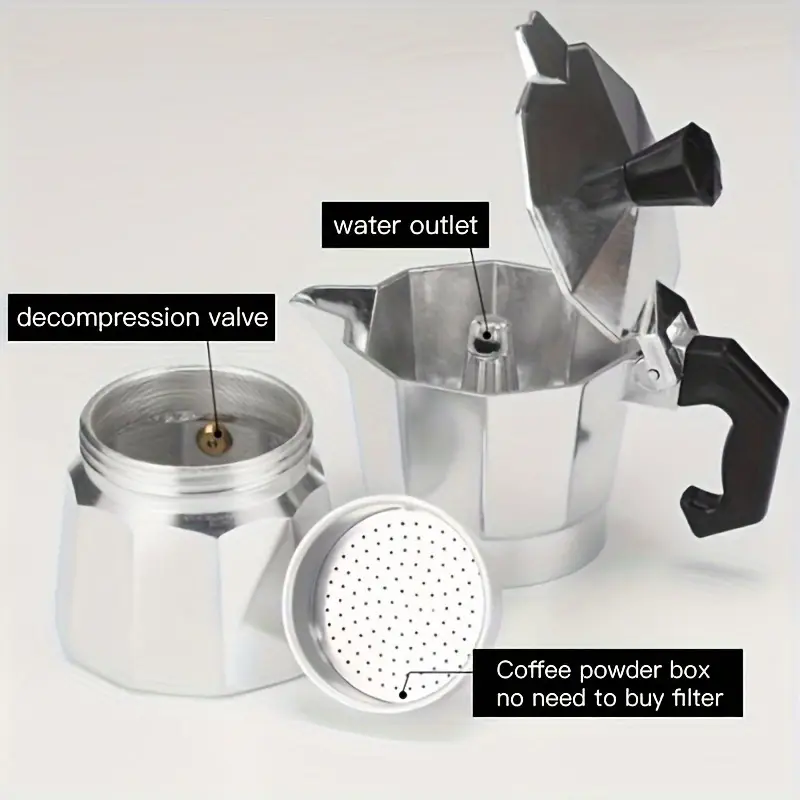 Classic Aluminum Moka Pot 50-3 - Coffee Equipment Accessories recension och pris