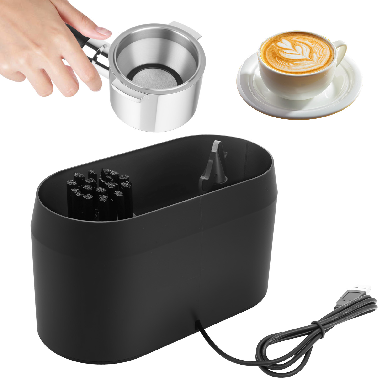 Automatic Knock Box Cleaner El - Coffee Equipment Holder recension och pris