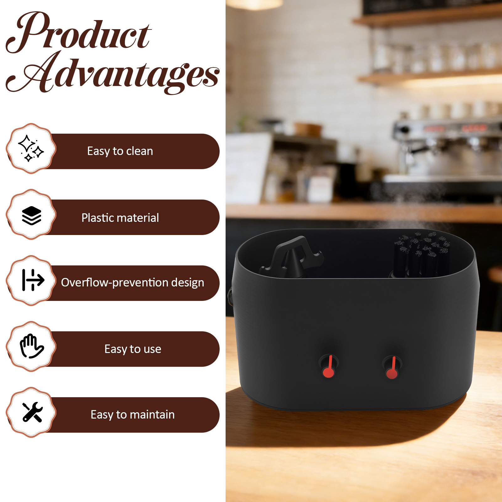 Automatic Knock Box Cleaner El - Coffee Equipment Holder recension och pris