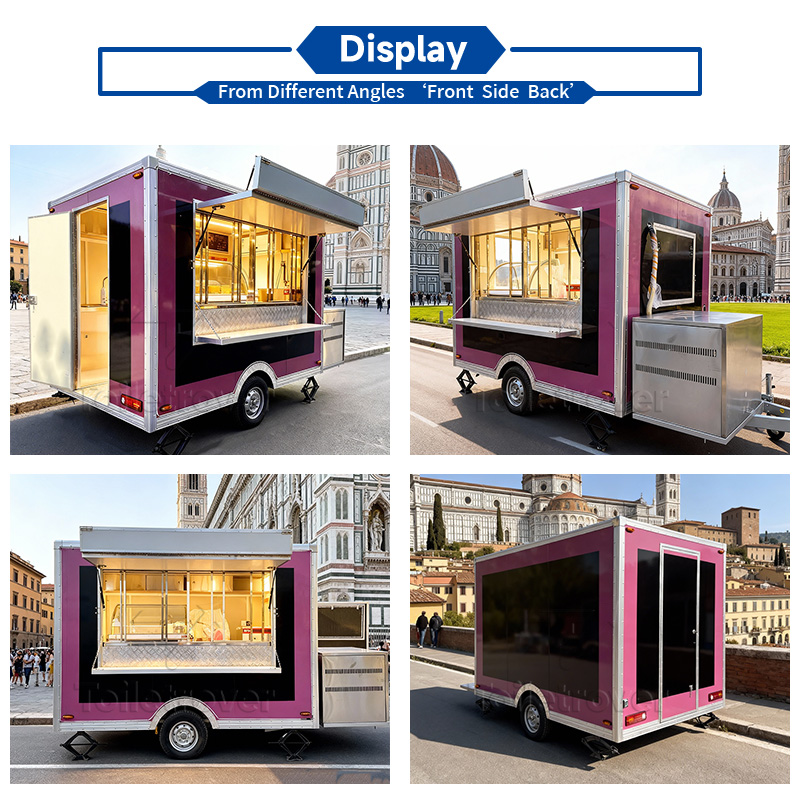 Outdoor Mobile Food Truck Trai - Coffee Equipment China recension och pris