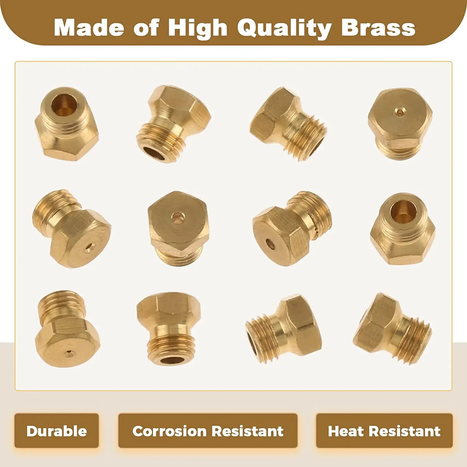36pcs/1box Solid Brass LP Gas  - Steam Wand Tip recension och pris